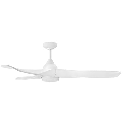 Hinkley Fan Swell Illuminated 56" LED Smart Fan, White/White