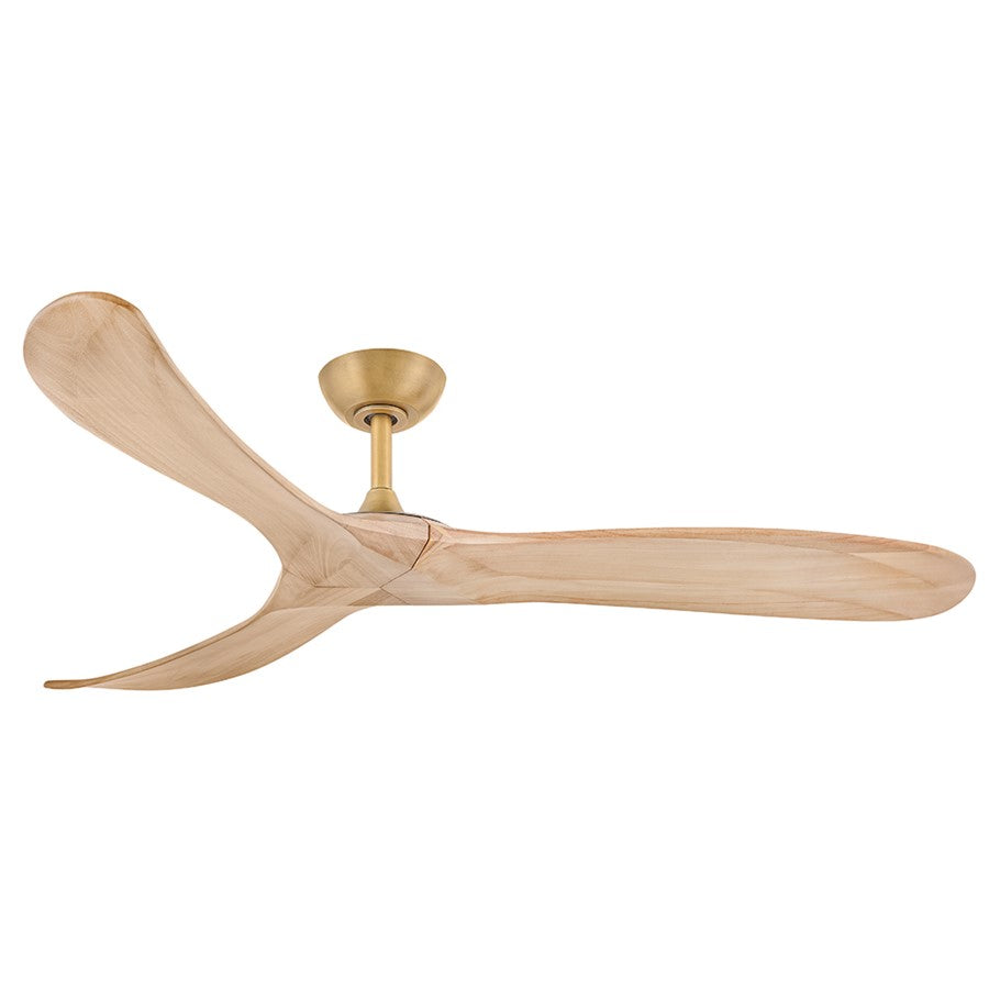 Hinkley Fan Swell 60" Smart Fan, Heritage Brass/Natural - 903860FHB-NDD