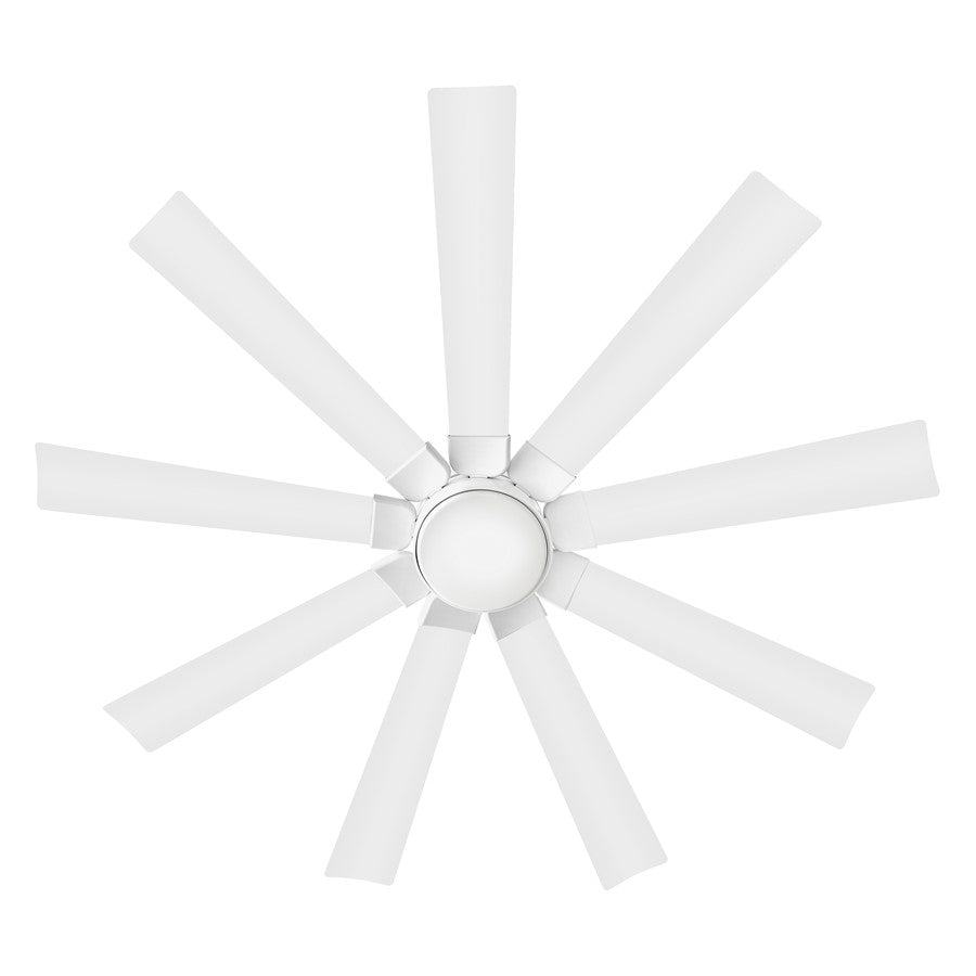 Hinkley Fan Turbine 60" LED Smart Fan, Chalk White/Chalk White