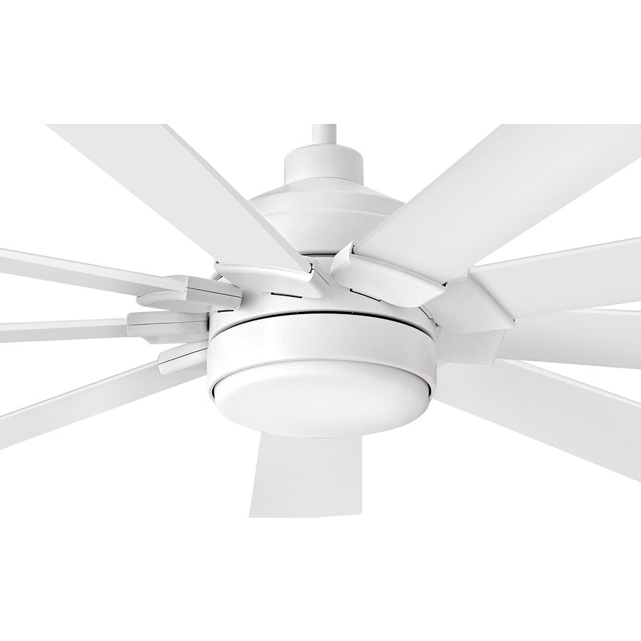 Hinkley Fan Turbine 60" LED Smart Fan, Chalk White/Chalk White
