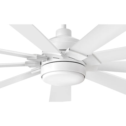 Hinkley Fan Turbine 60" LED Smart Fan, Chalk White/Chalk White