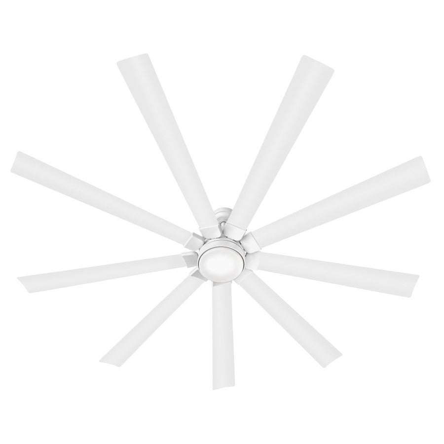 Hinkley Fan Turbine 80" LED Smart Fan, Chalk White/Chalk White