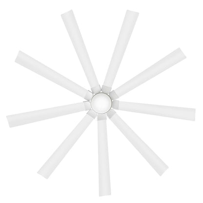 Hinkley Fan Turbine 80" LED Smart Fan, Chalk White/Chalk White