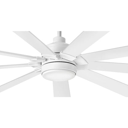 Hinkley Fan Turbine 80" LED Smart Fan, Chalk White/Chalk White