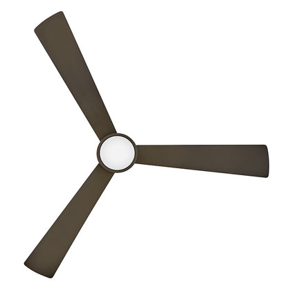 Hinkley Fan Iver 56" LED Dual Mount Smart Fan, Bronze/Bronze