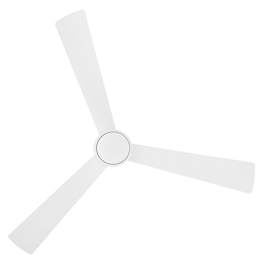 Hinkley Fan Iver 56" LED Dual Mount Smart Fan, White/White