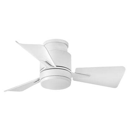 Hinkley Fan Atom 30" LED Fan, Matte White/White