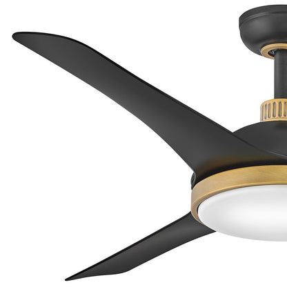 Hinkley Fan Alba 56" LED Smart Fan, Matte Black/Matte Black