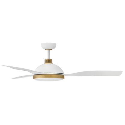 Hinkley Fan Alba 56" LED Smart Fan, Matte White/Matte White