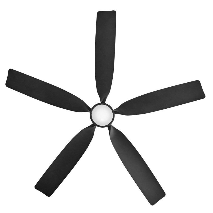 Hinkley Fan Bodin 64" LED Smart Fan, Matte Black/Matte Black