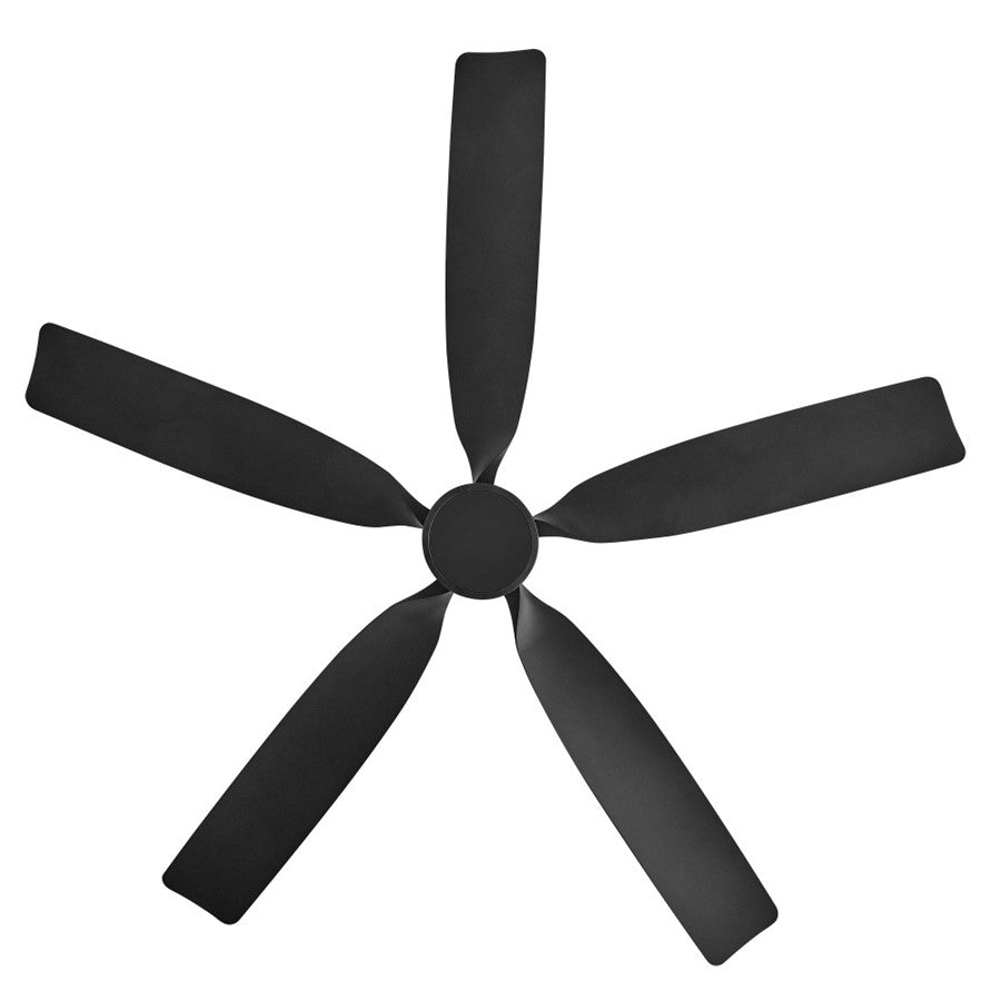 Hinkley Fan Bodin 64" LED Smart Fan, Matte Black/Matte Black