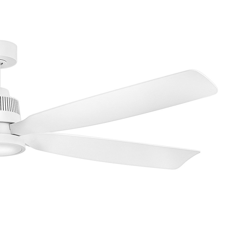 Hinkley Fan Bodin 64" LED Smart Fan, Matte White/Matte White