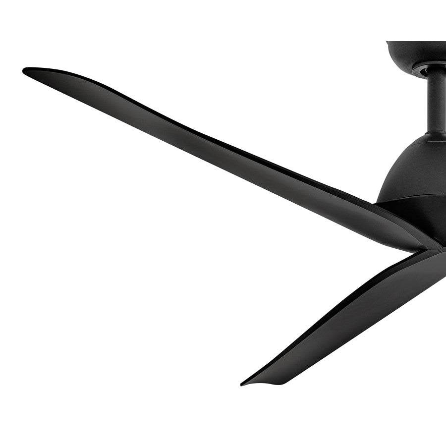 Hinkley Fan Liv 60" Smart Fan, Matte Black/Matte Black