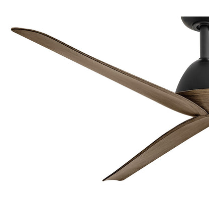 Hinkley Fan Liv 60" Smart Fan, Matte Black/Driftwood
