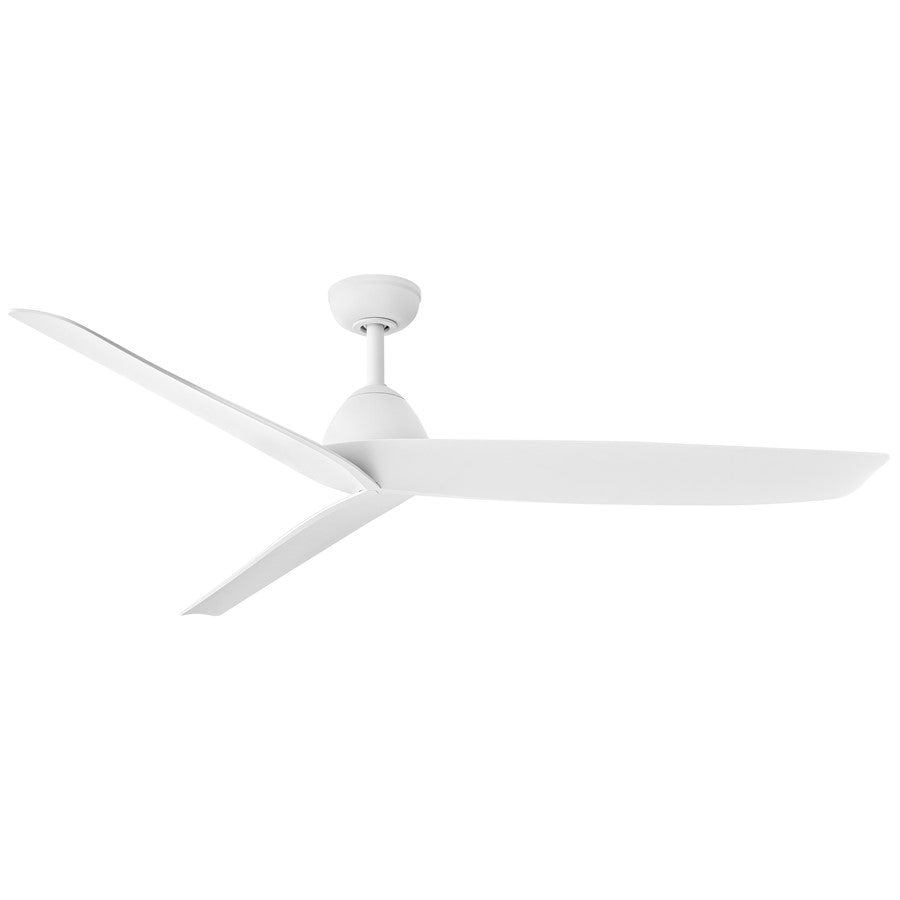 Hinkley Fan Liv 60" Smart Fan, Matte White/Matte White - 906660FMW-NWD