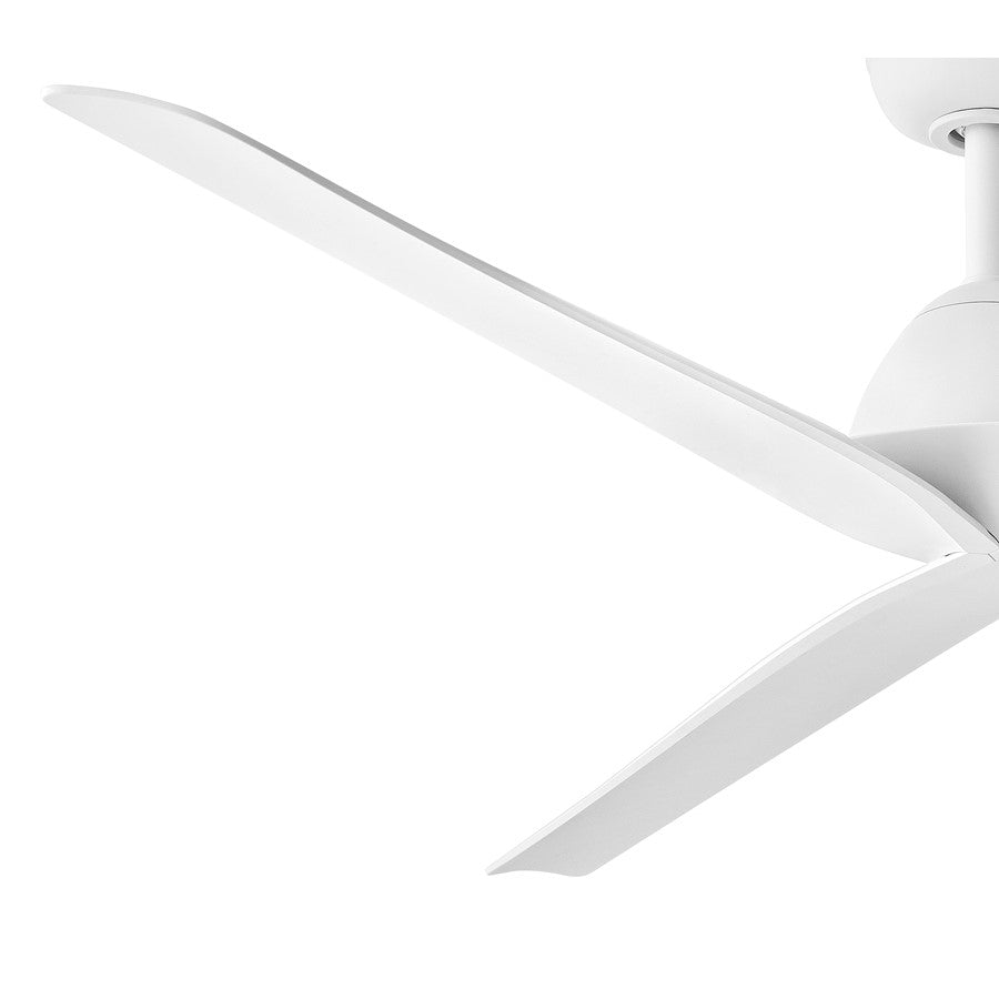 Hinkley Fan Liv 60" Smart Fan, Matte White/Matte White