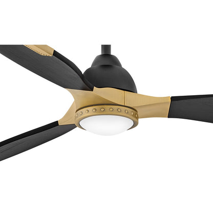 Hinkley Fan Aileron 60" LED Smart Fan, Matte Black/Matte Black