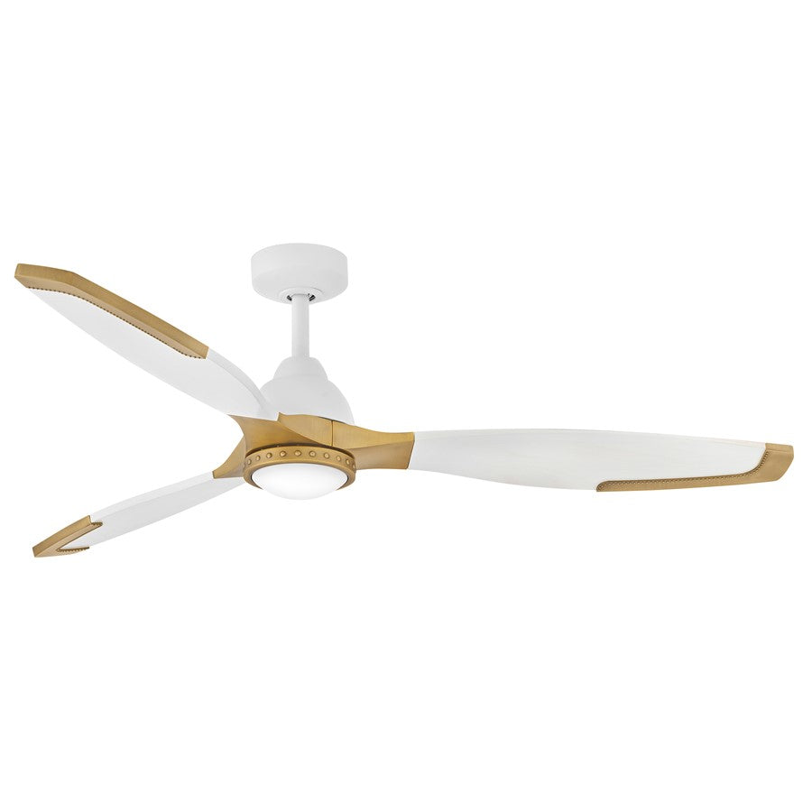 Hinkley Fan Aileron 60" LED Smart Fan, Matte White/Matte White - 906760FMW-LDD