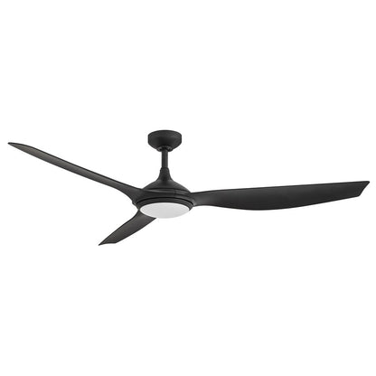 Hinkley Fan Talan 64" LED Smart Fan, Matte Black/Matte Black