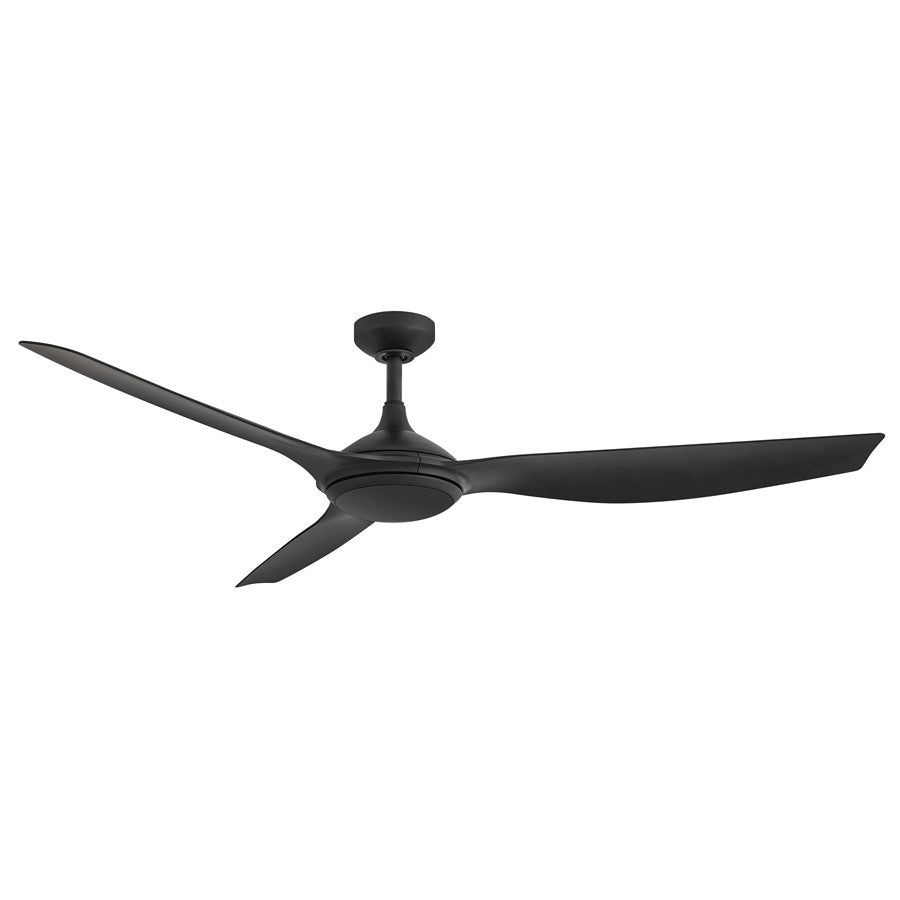 Hinkley Fan Talan 64" LED Smart Fan, Matte Black/Matte Black