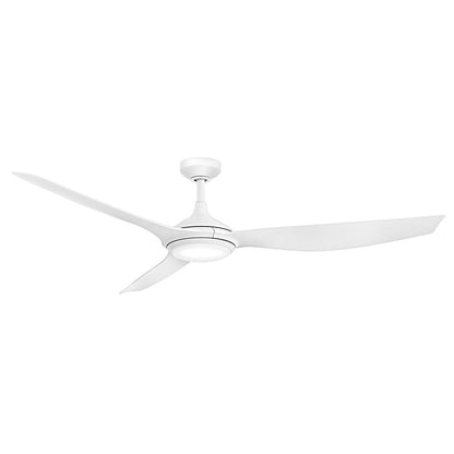 Hinkley Fan Talan 64" LED Smart Fan, Matte White/Matte White