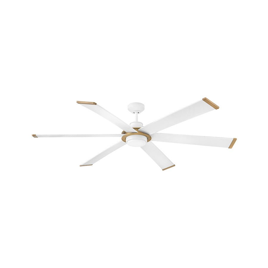 Hinkley Fan Andros 64" 1 Light LED Smart Fan, White/White - 906964FMW-LDD