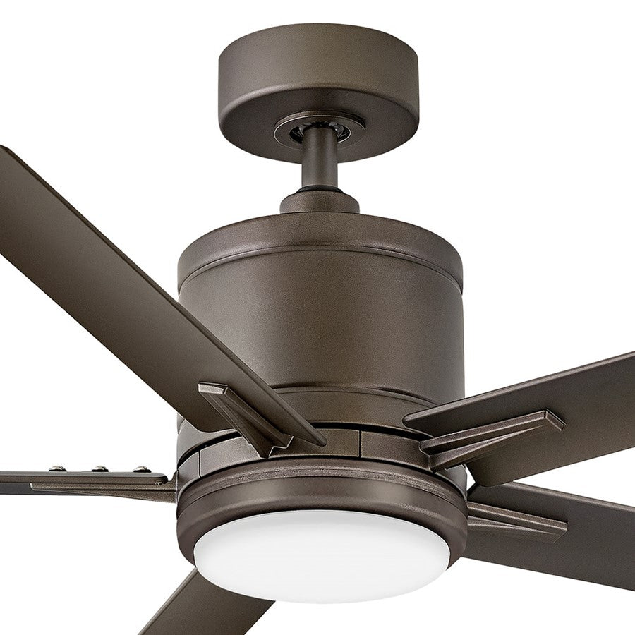 Hinkley Fan Vail 52" 1 Light LED Smart Fan, Bronze/Bronze