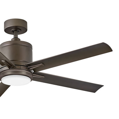 Hinkley Fan Vail 52" 1 Light LED Smart Fan, Bronze/Bronze