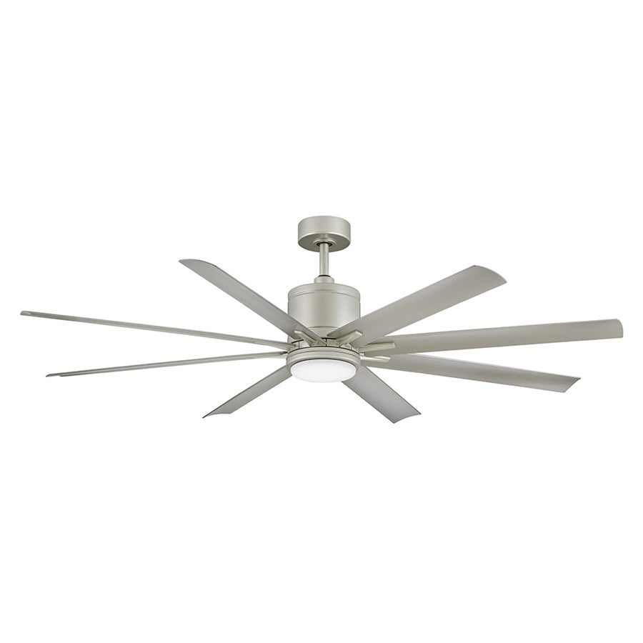 Hinkley Fan Vantage 66" 1 Light LED Smart Fan, Nickel/Silver