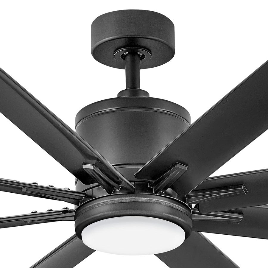 Hinkley Fan Vantage 66" 1 Light LED Smart Fan, Black/Black