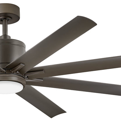 Hinkley Fan Vantage 66" 1 Light LED Smart Fan, Bronze/Bronze