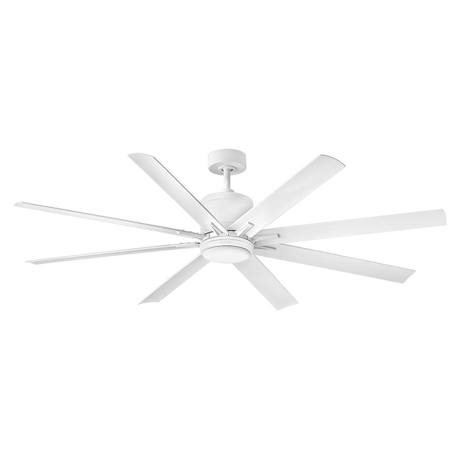 Hinkley Fan Vantage 66" 1 Light LED Smart Fan, White/White