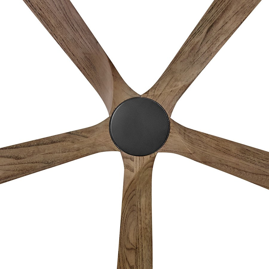 Hinkley Fan Layton 58" 1 Light LED Smart Fan, Black/Driftwood