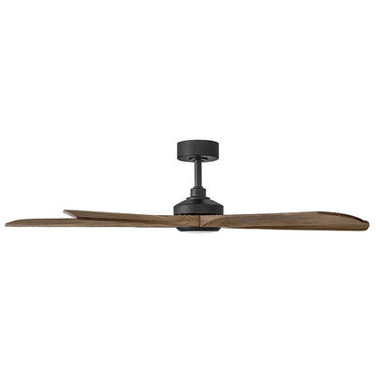 Hinkley Fan Layton 58" 1 Light LED Smart Fan, Black/Driftwood