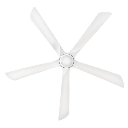 Hinkley Fan Layton 58" 1 Light LED Smart Fan, White/White