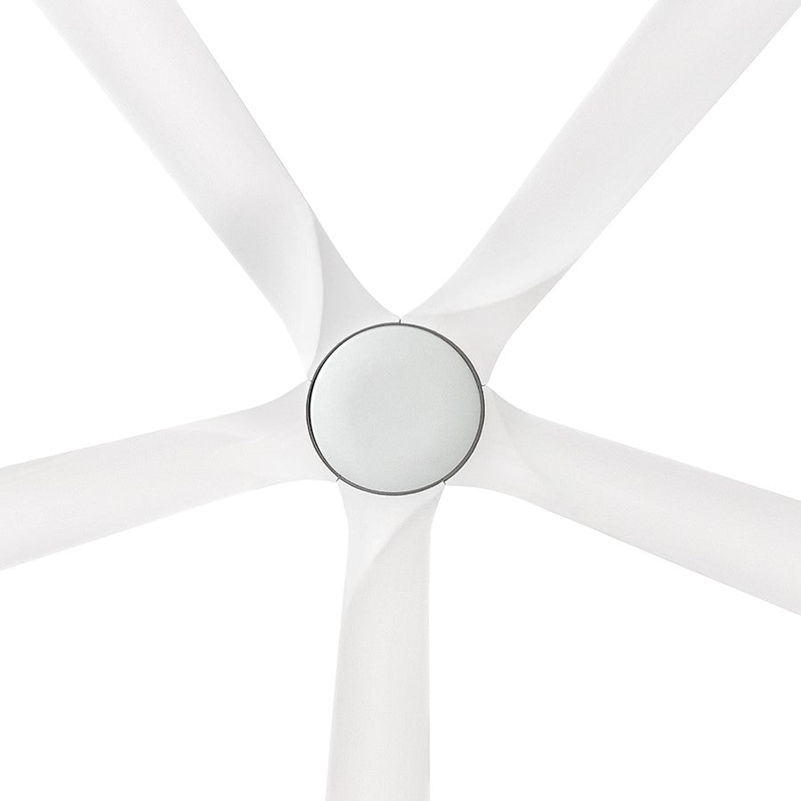 Hinkley Fan Layton 58" 1 Light LED Smart Fan, White/White