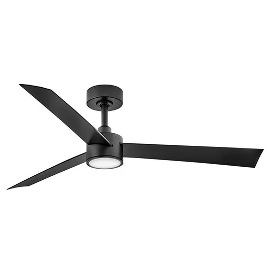 Hinkley Fan Speck 52" 1 Light LED Smart Fan, Black/Black