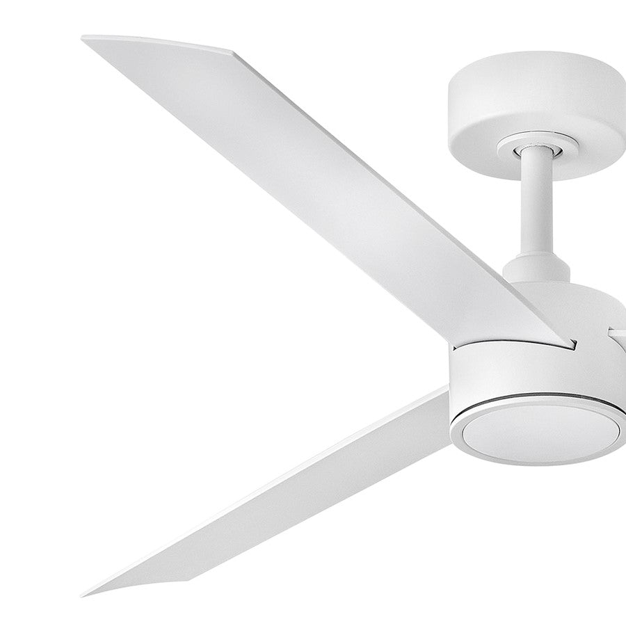 Hinkley Fan Speck 52" 1 Light LED Smart Fan, White/White