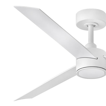 Hinkley Fan Speck 52" 1 Light LED Smart Fan, White/White