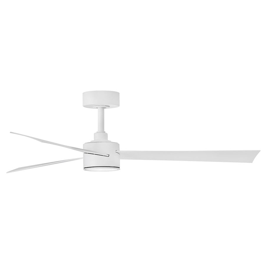 Hinkley Fan Speck 52" 1 Light LED Smart Fan, White/White