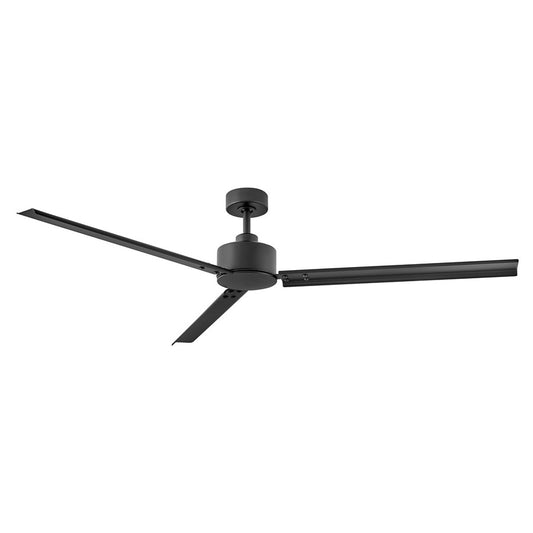 Hinkley Fan Indy 72" Smart Fan, Matte Black/Matte Black - 907972FMB-NWD