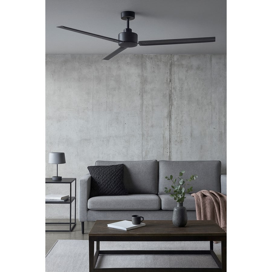 Hinkley Fan Indy 72" Smart Fan, Matte Black/Matte Black