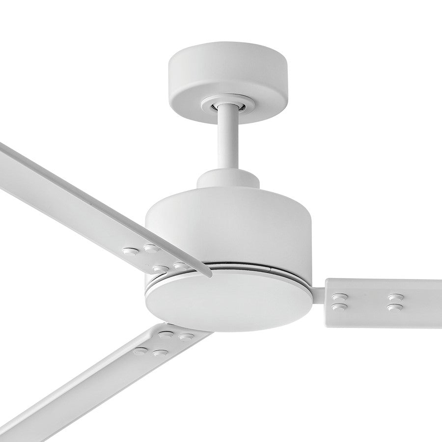 Hinkley Fan Indy 72" Smart Fan, Matte White/Matte White