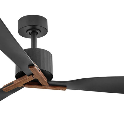 Hinkley Fan Rafter 60" LED Smart Fan/Uplight, Black/Black