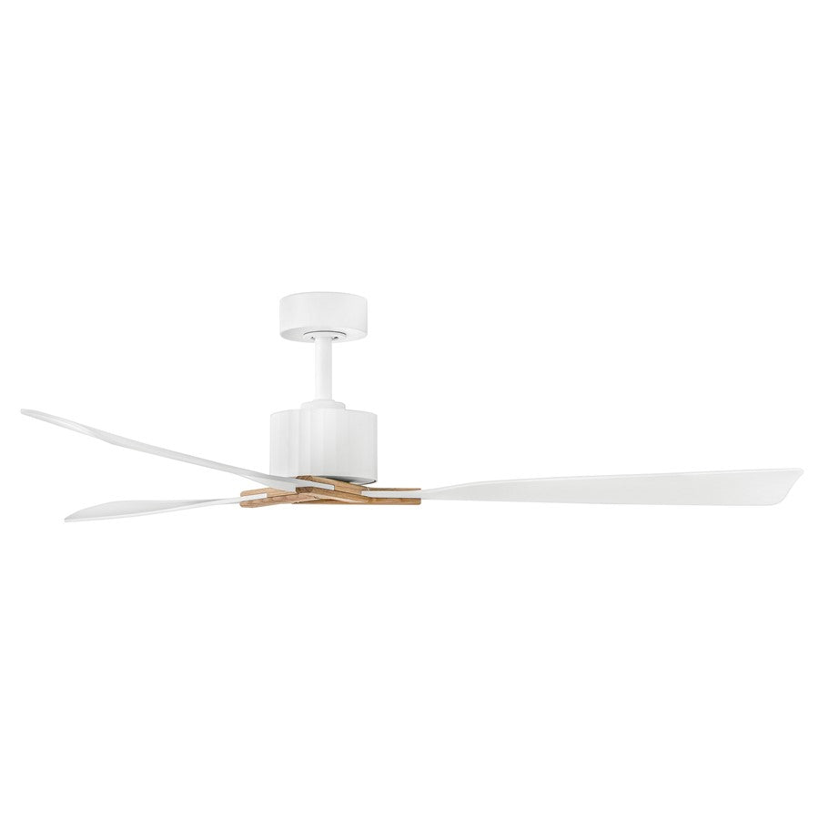 Hinkley Fan Rafter 60" LED Smart Fan/Uplight, White/White