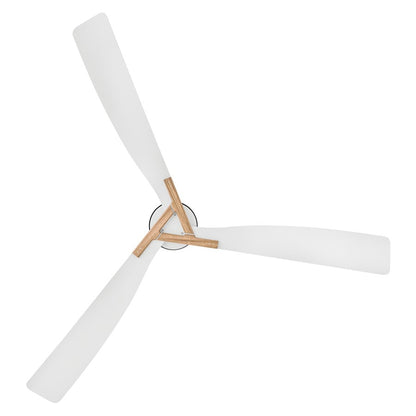 Hinkley Fan Rafter 60" LED Smart Fan/Uplight, White/White