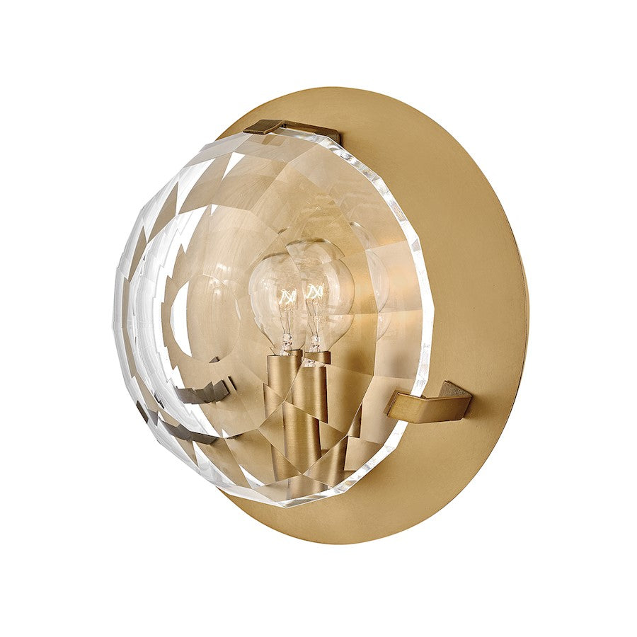 Fredrick Ramond Nala 1 Light Small Sconce, Heritage Brass - FR31260HBR