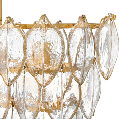 Fredrick Ramond Amira 5Lt 45" Linear, Brass/Clear Pressed