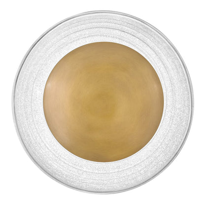 Fredrick Ramond Haven 15" LED Sconce, Heritage Brass/Art Glass