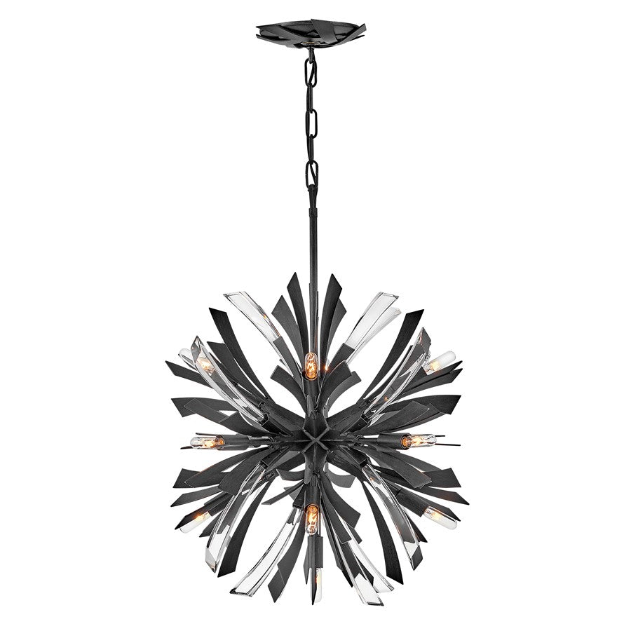 Fredrick Ramond Vida 13 Light 26" Hanging, Brushed Graphite - FR40904BGR